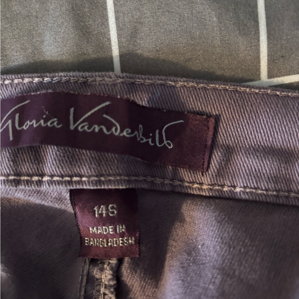 Gloria Vanderbilt Purple Jeans